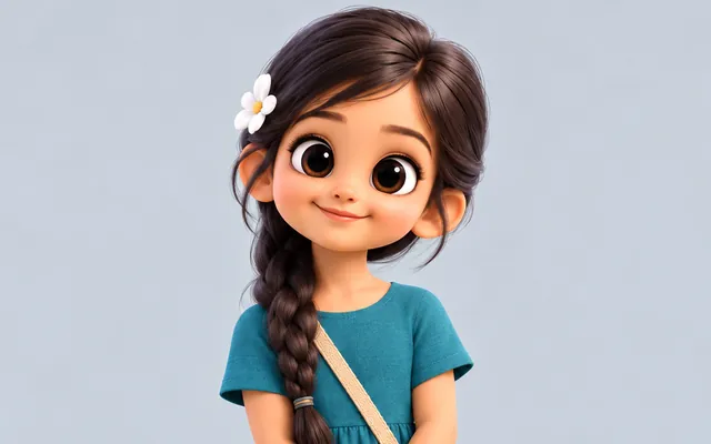 Adeeva smiling gently with her hands folded